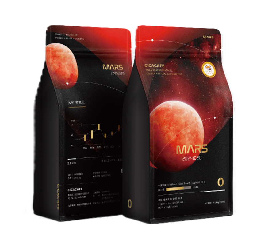 火星 MARS 金獎咖啡豆包裝