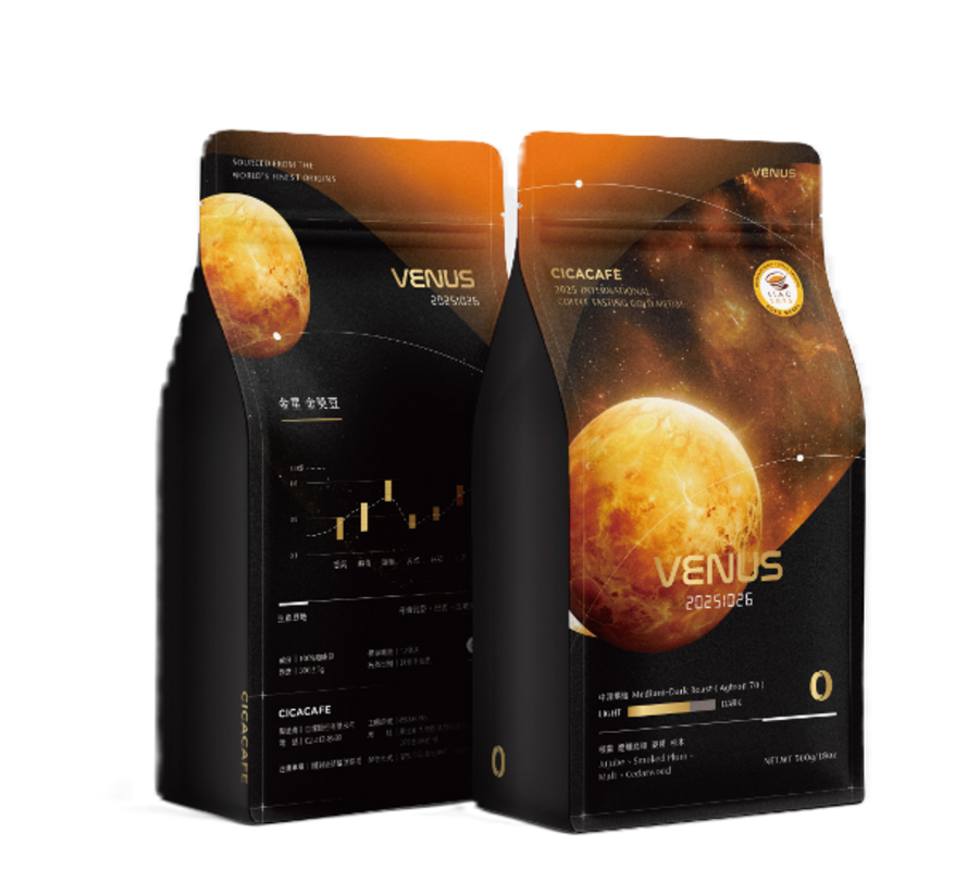 金星 VENUS 金獎咖啡豆包裝